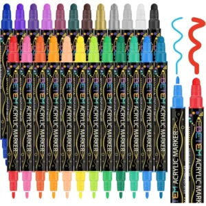 Dual Tip Acrylic Paint Pens & Markers