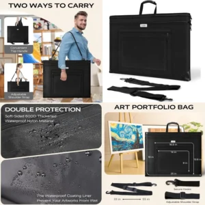 Art Portfolio Bag – Lightweight/Waterproof