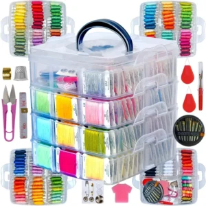 Embroidery Floss Set with Organizer Box