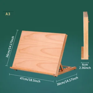 Foldable Wooden Desktop Sketch Board